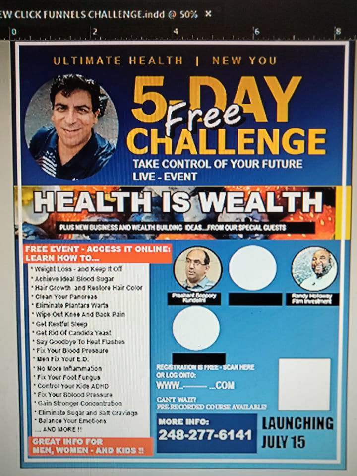 5 Day Challenge - Health - Wealth - The Win